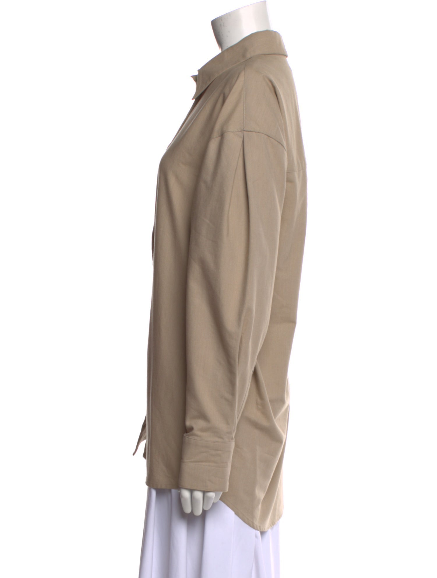 Caes Long Sleeve Button-Up Top