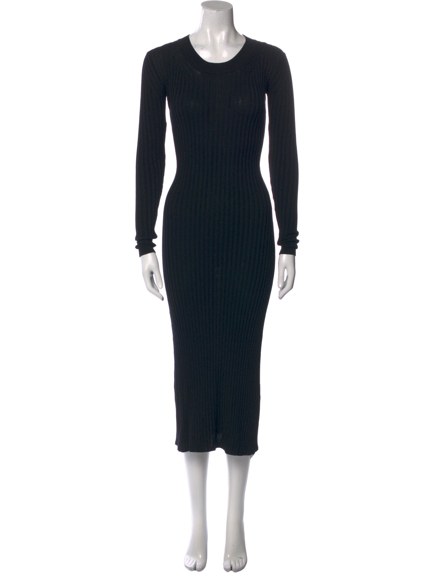 Caes Crew Neck Long Dress