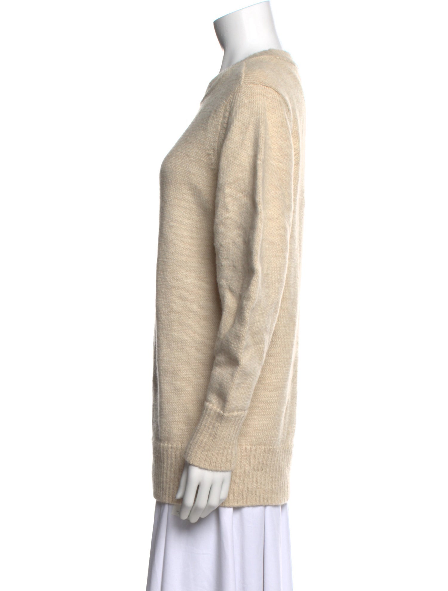 Caes Virgin Wool Crew Neck Sweater