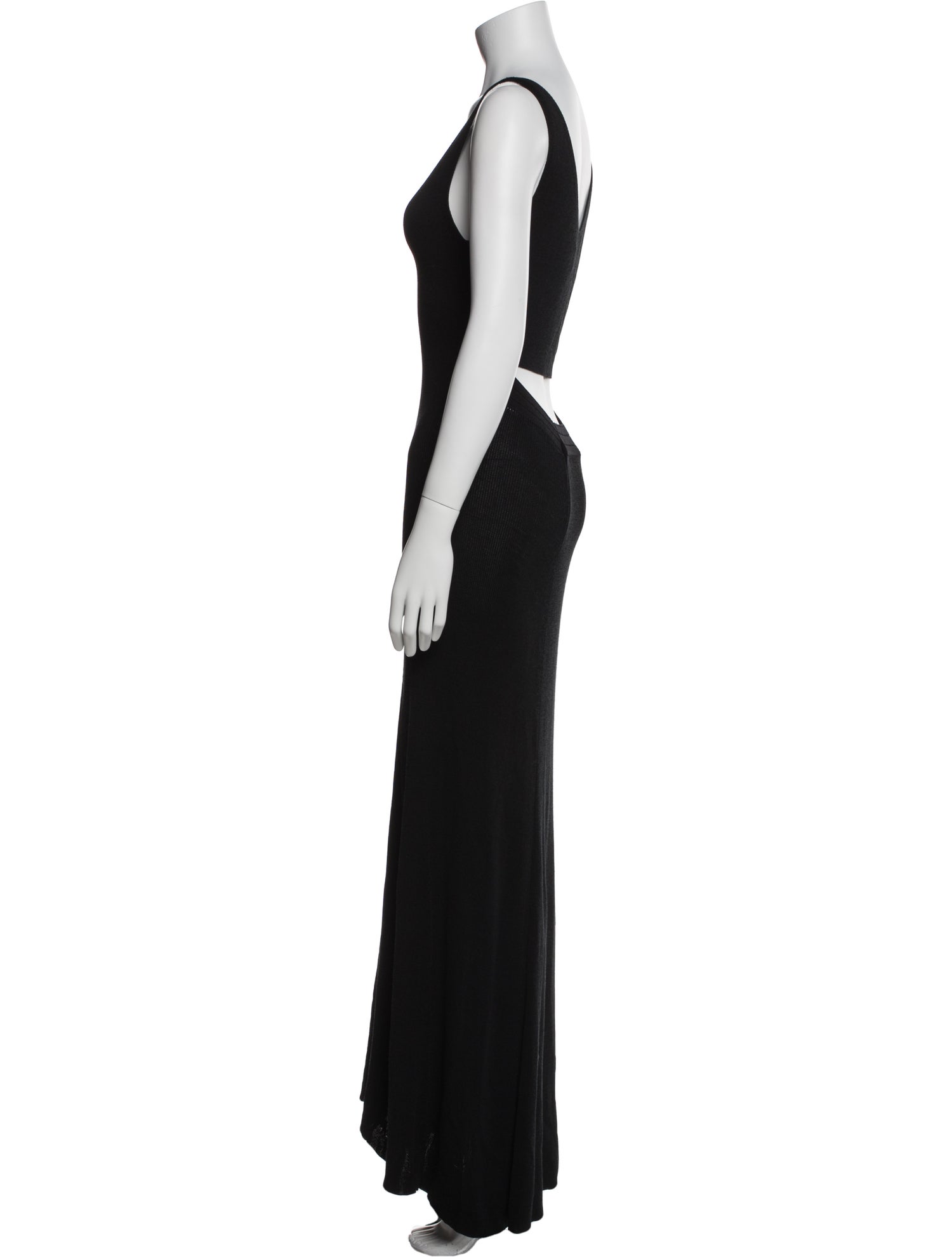 Caes V-Neck Long Dress