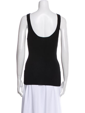 Caes Scoop Neck Sleeveless Top