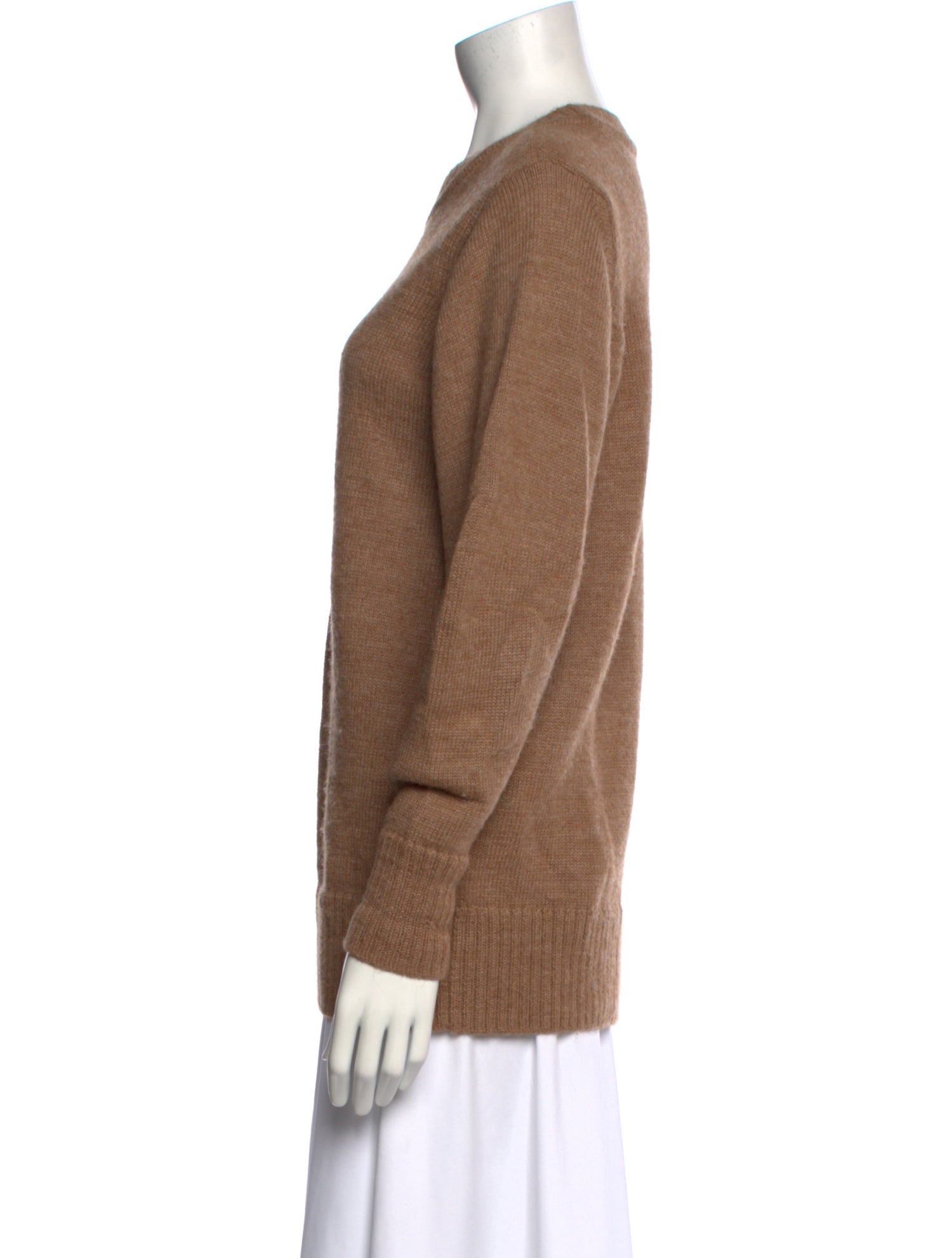 Caes Virgin Wool Crew Neck Sweater