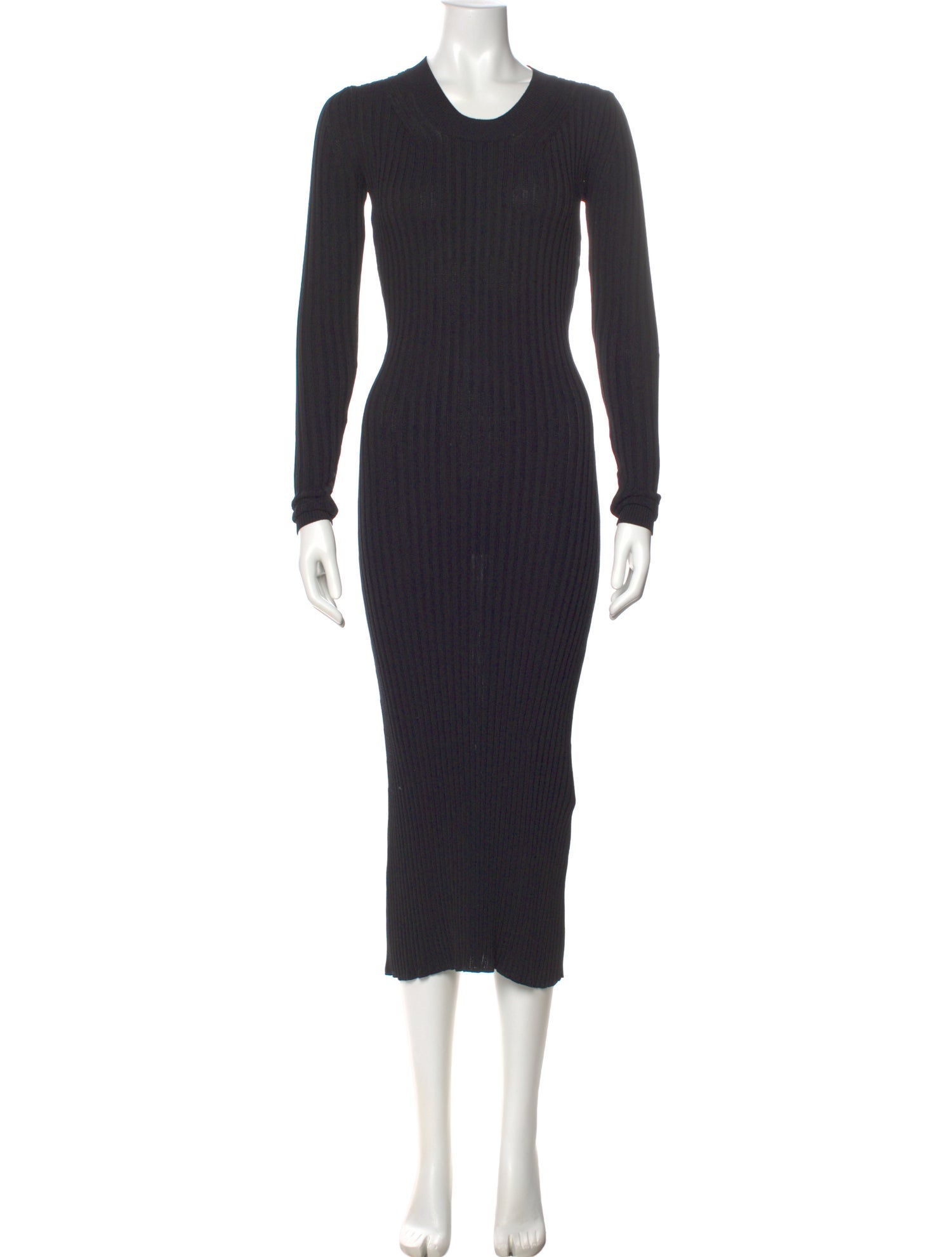 Caes Crew Neck Long Dress