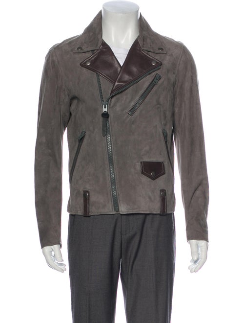 Coach 1941 Suede Moto Jacket w/ Tags Grey