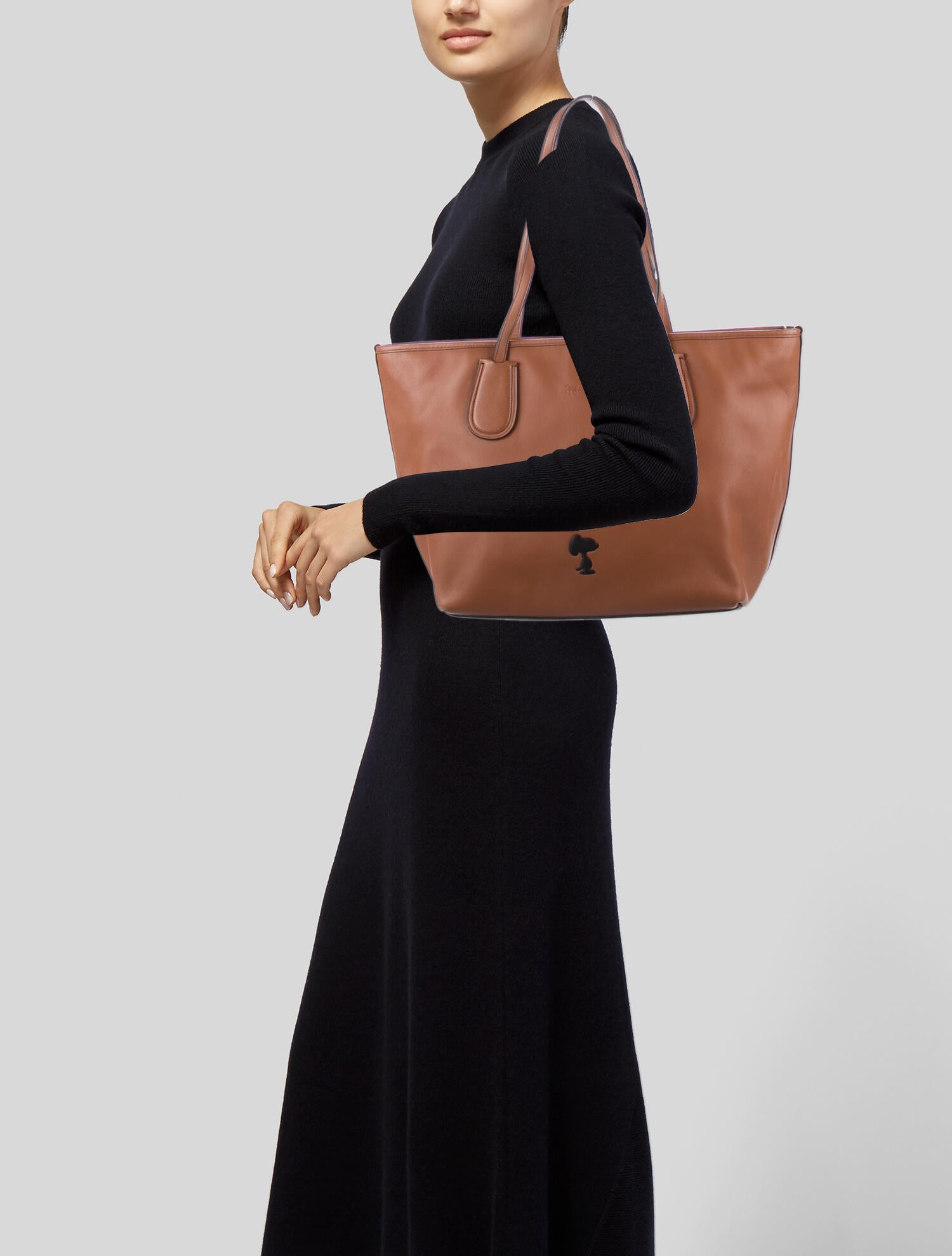 Coach 1941 x Peanuts Leather Snoopy Shoulder Bag