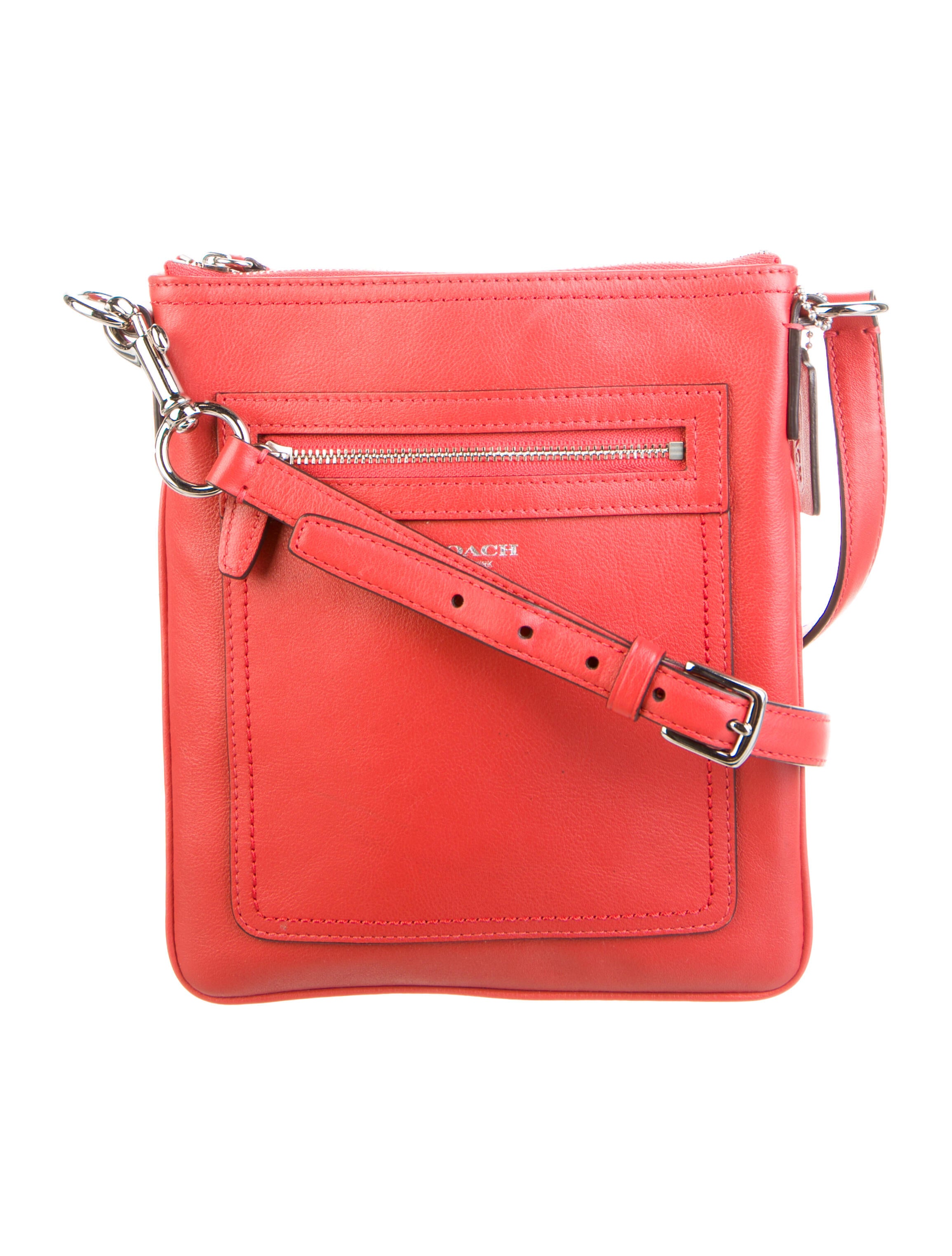 Coach 1941 Leather Crossbody Bag Red Crossbody Bags, Handbags