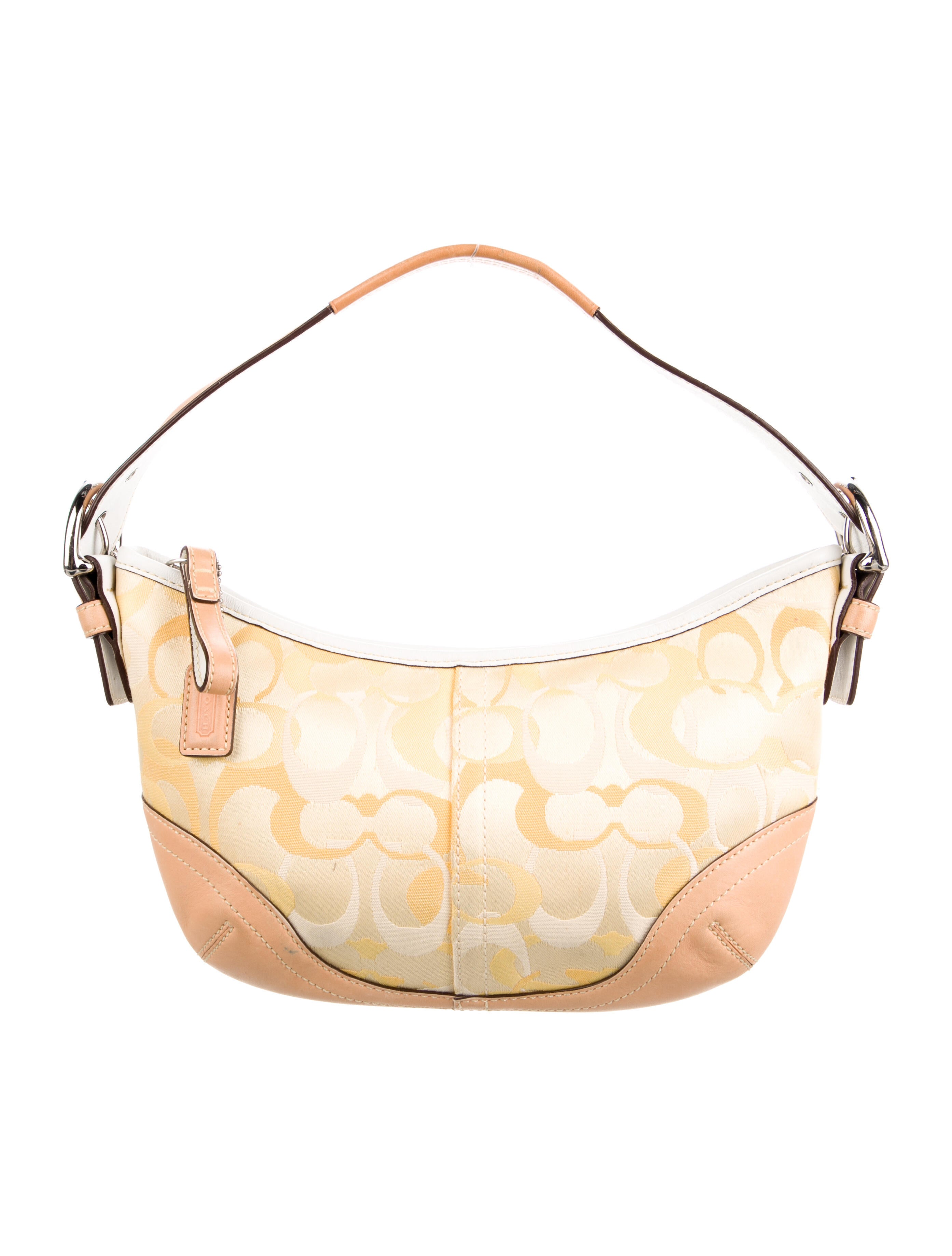 Coach 1941 Coach 1941 Leather Trimmed Handle Bag Yellow Handle Bags