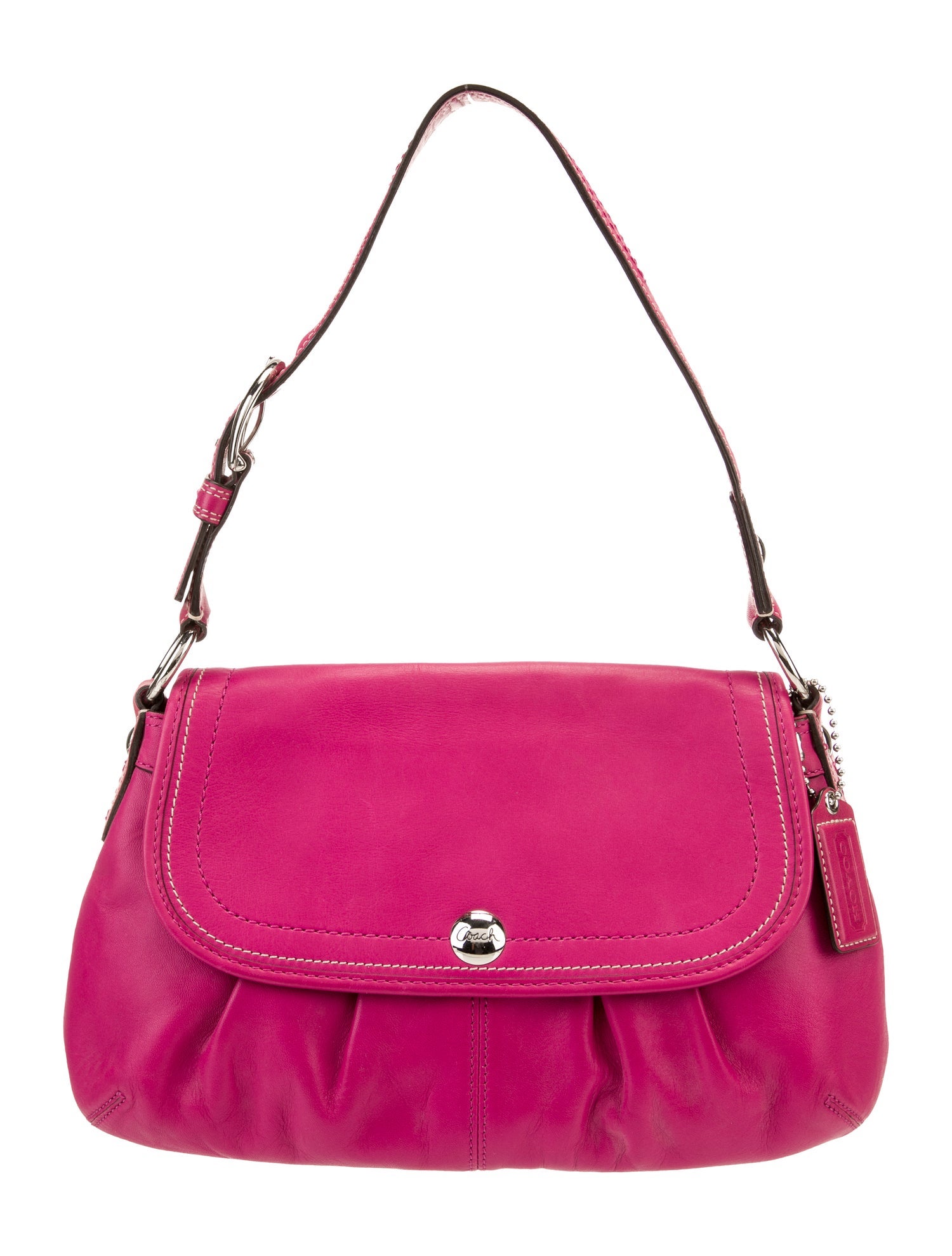 Coach 1941 Leather Shoulder Bag Pink Shoulder Bags, Handbags