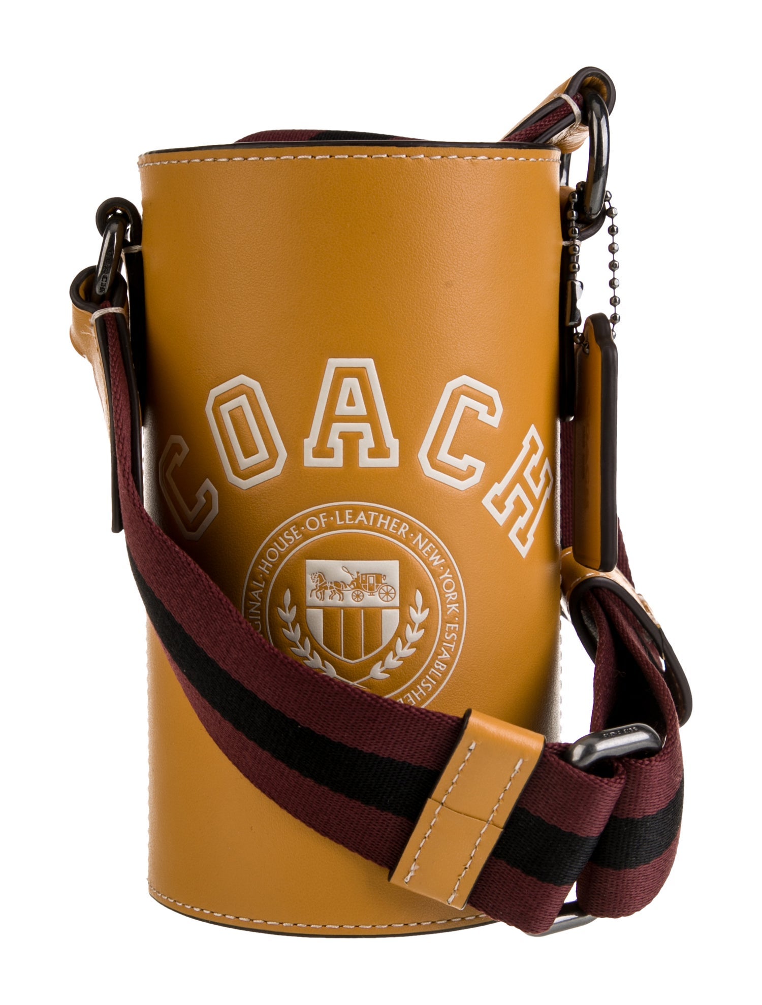 Coach 1941 Leather Bucket Bag Yellow Crossbody Bags, Handbags