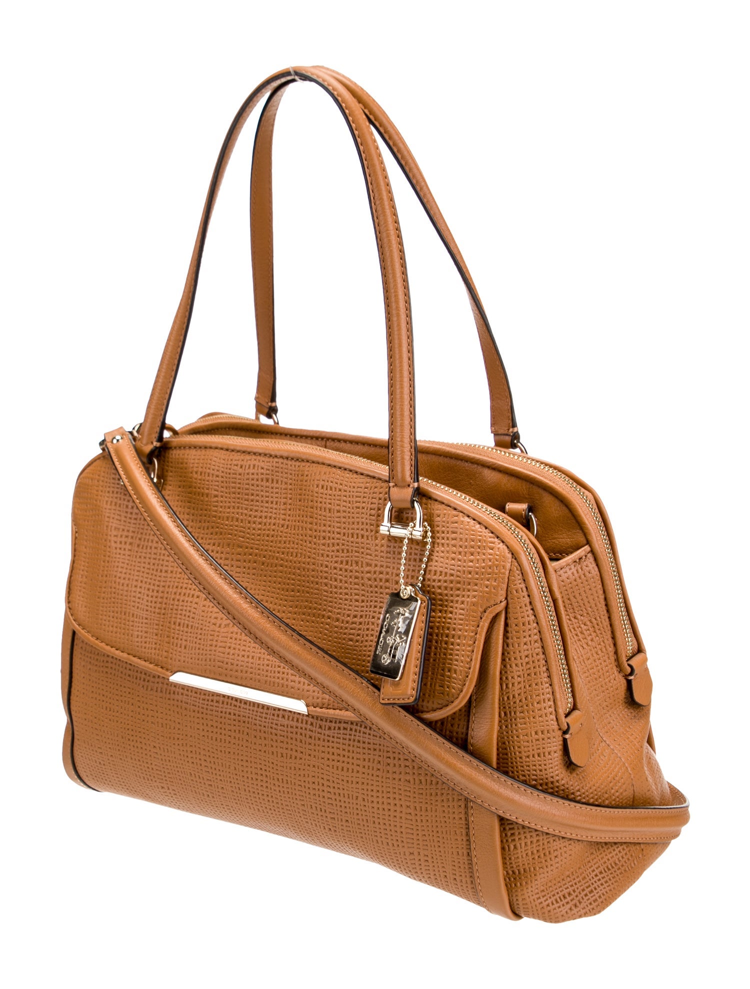 Coach Leather Top Handle Bag