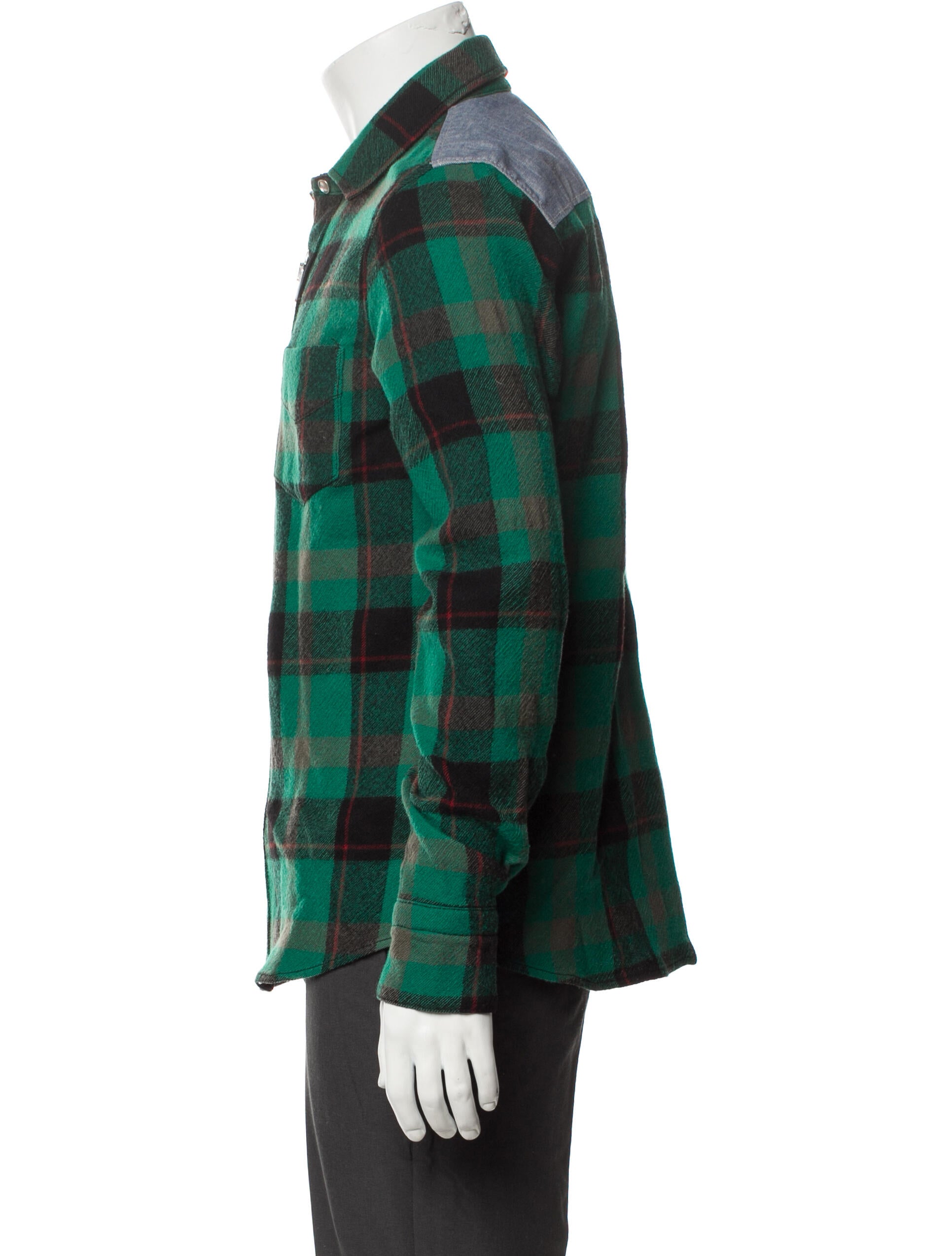 Coach 1941 Wool Plaid Print Jacket