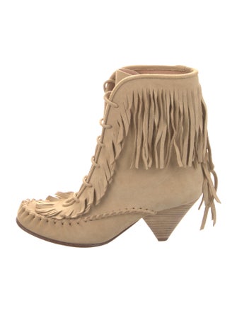 Coach 1941 Suede Lace-Up Boots