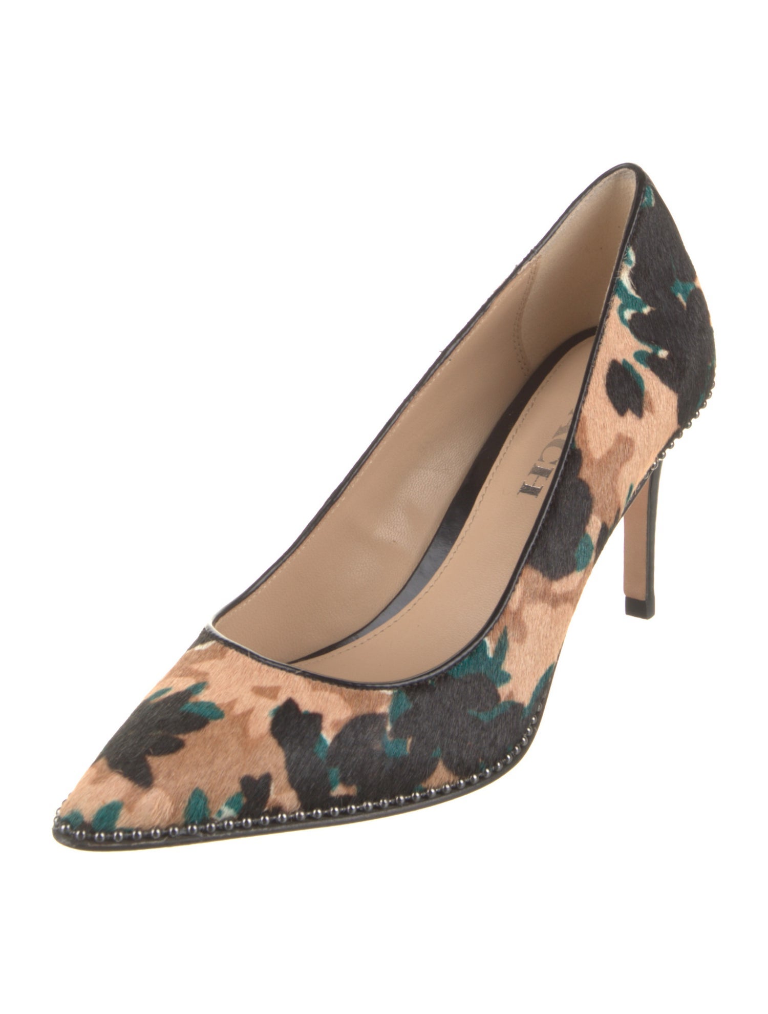 Coach 1941 Ponyhair Animal Print Pumps