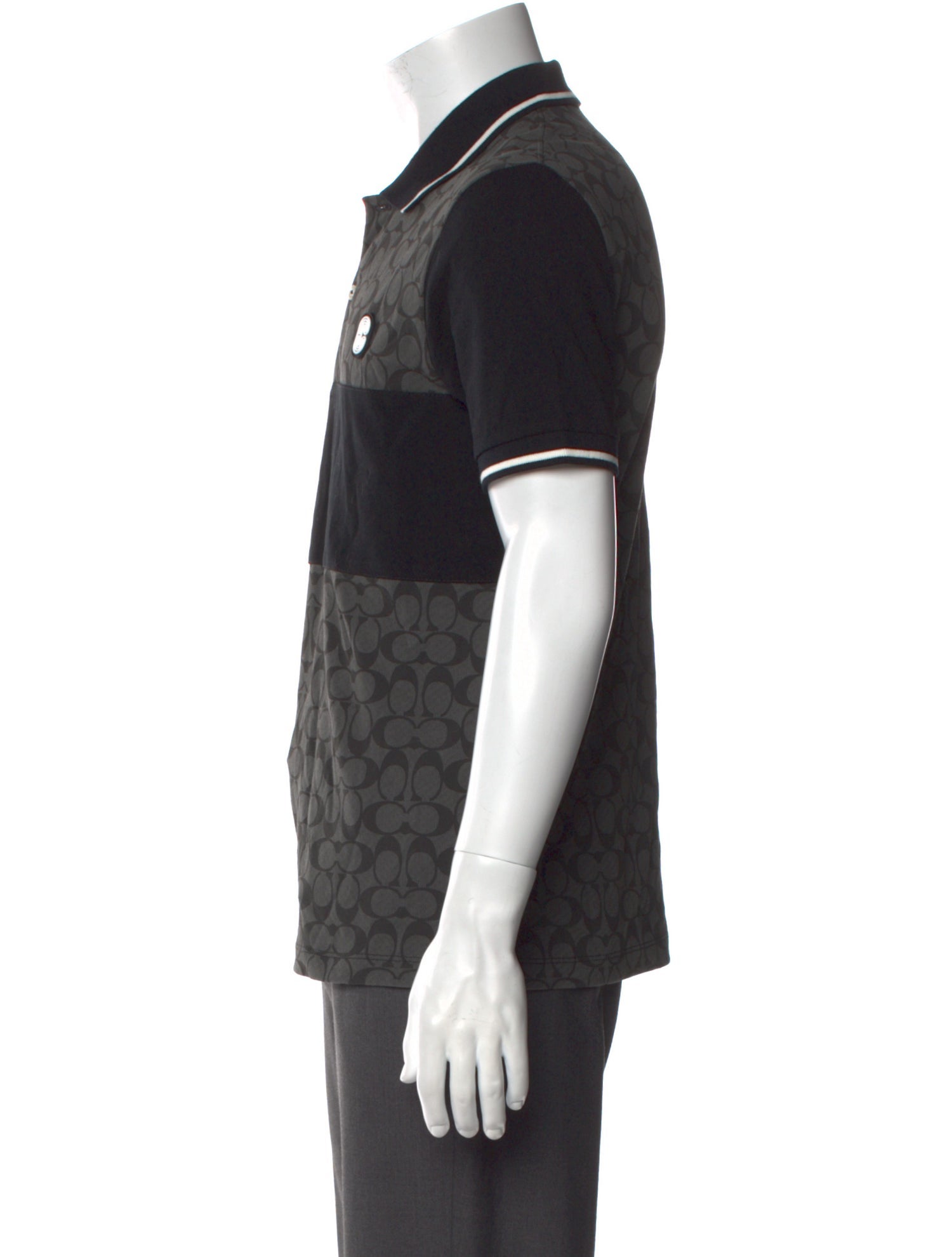 Coach Printed Collar Polo Shirt