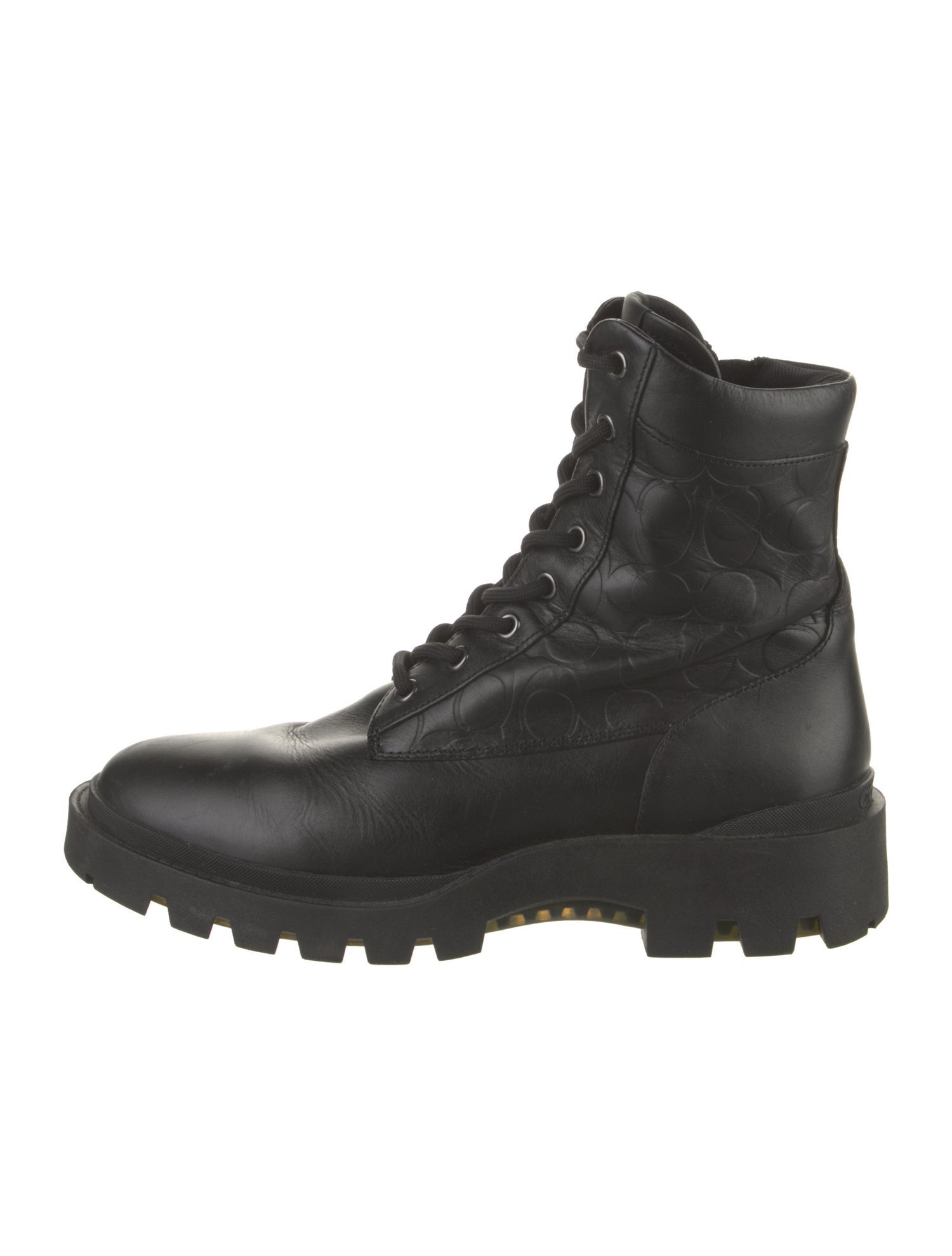 Coach 1941 Leather Combat Boots