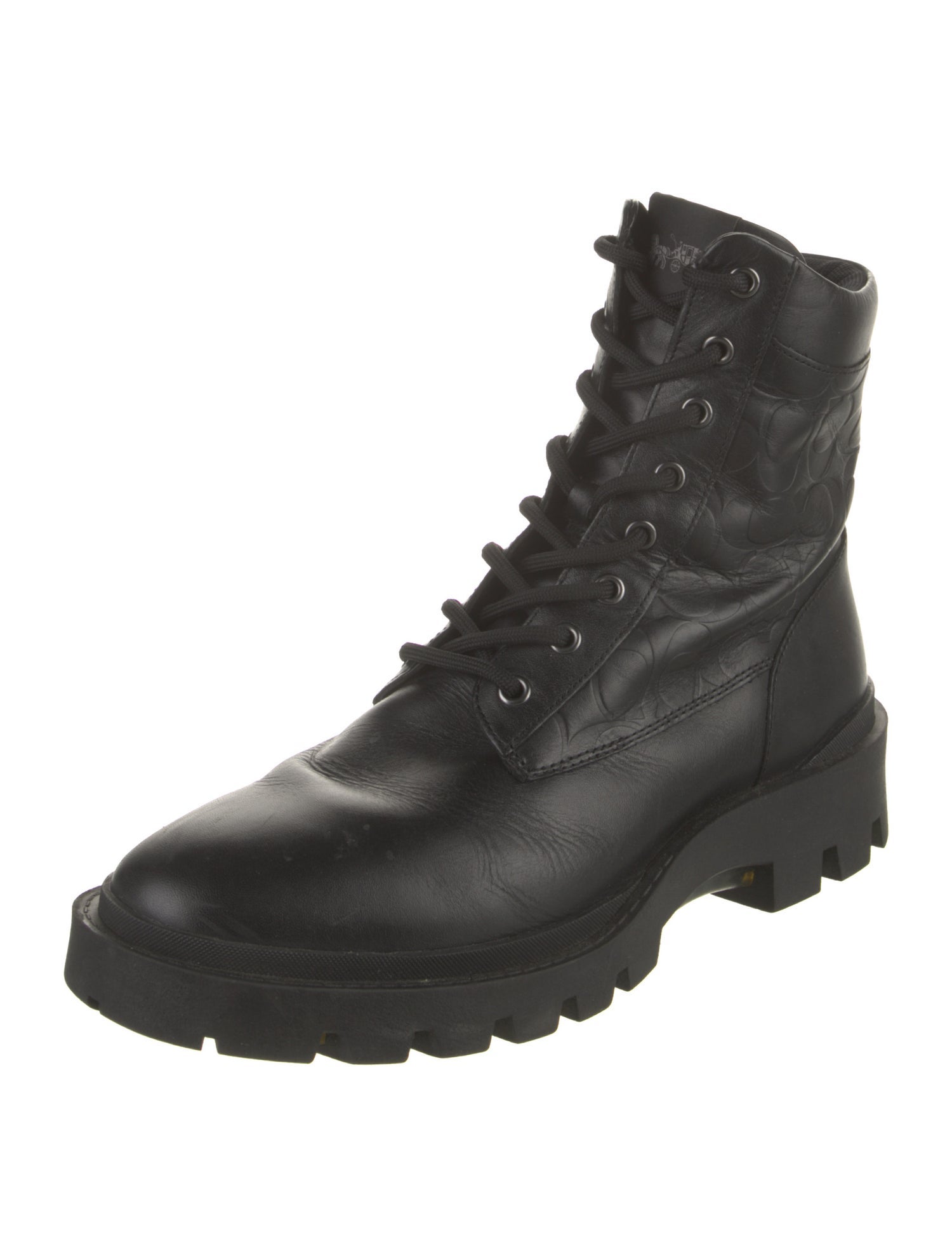 Coach 1941 Leather Combat Boots