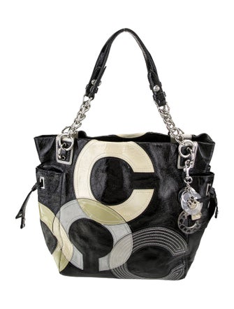 Coach 1941 Embossed Leather Top Handle Bag