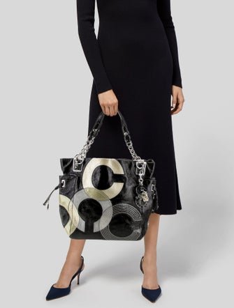 Coach 1941 Embossed Leather Top Handle Bag