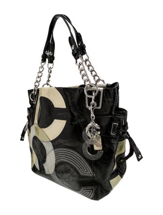 Coach 1941 Embossed Leather Top Handle Bag