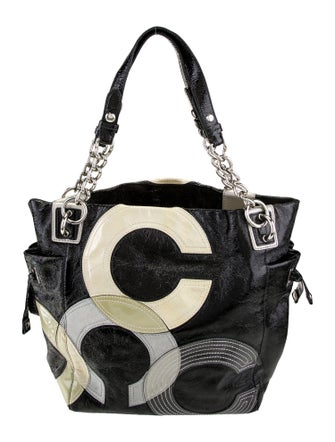 Coach 1941 Embossed Leather Top Handle Bag