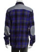 Coach 1941 Wool Plaid Print Trucker Jacket