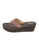 Coach 1941 Leather Flip Flops