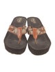 Coach 1941 Leather Flip Flops