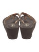 Coach 1941 Leather Flip Flops