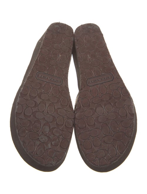 Coach 1941 Leather Flip Flops