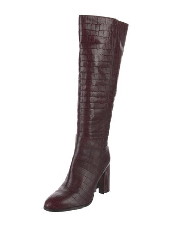 Coach 1941 Embossed Leather Boots