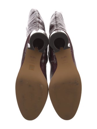 Coach 1941 Embossed Leather Boots