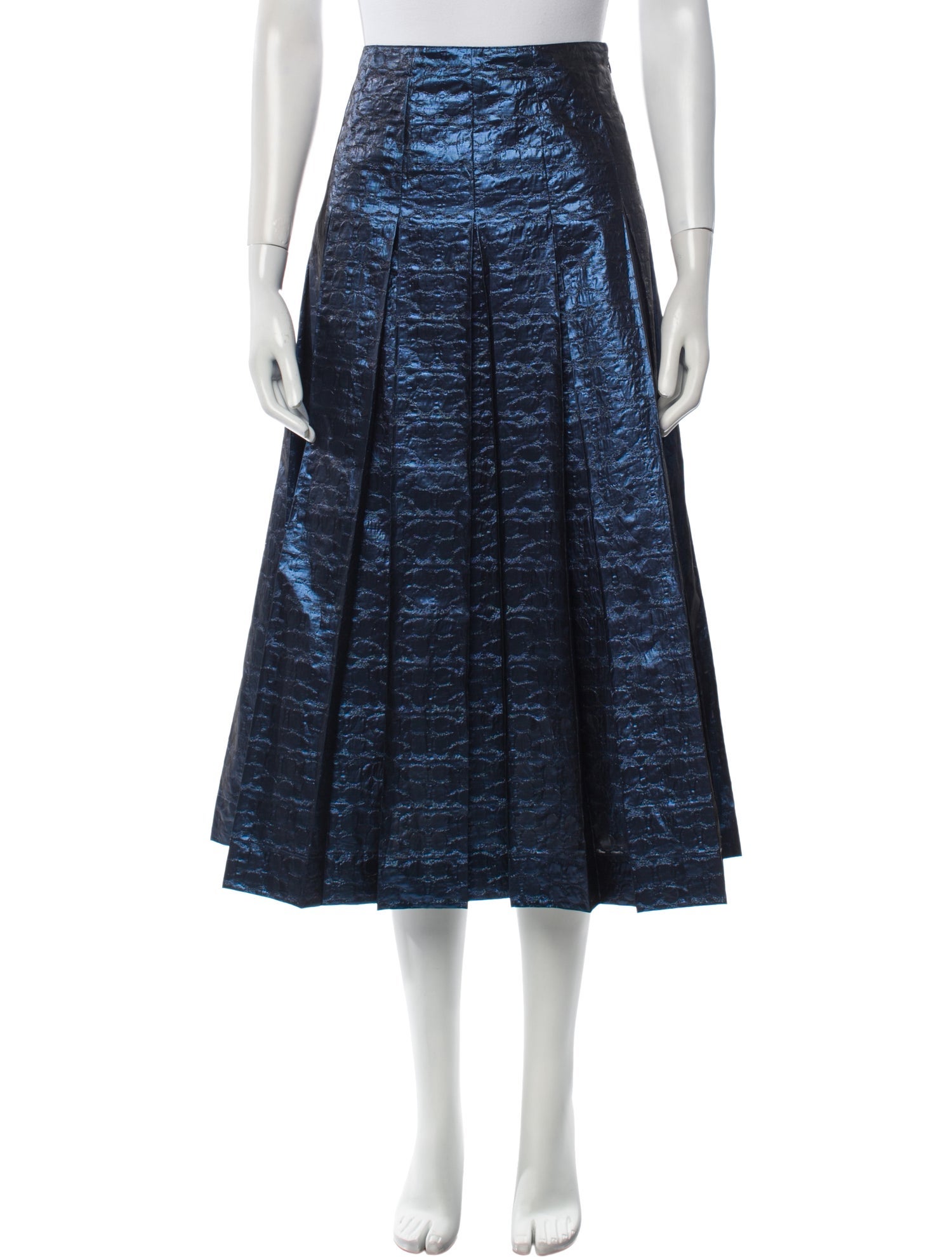 Coach 1941 Pleated Accents Midi Length Skirt