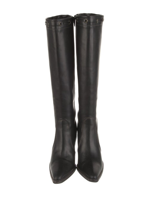 Coach 1941 Leather Rain Boots