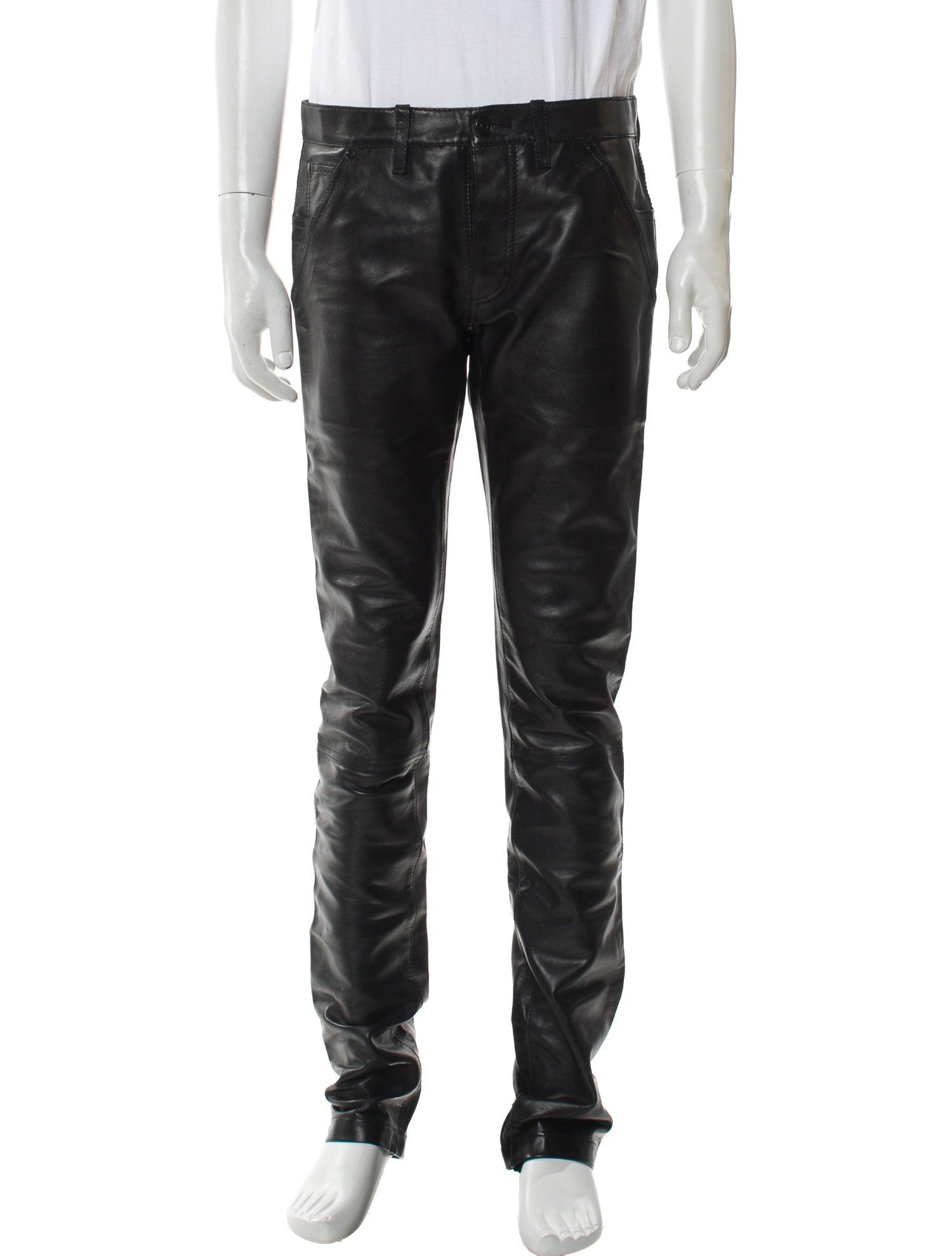 Coach 1941 Leather Moto Pants