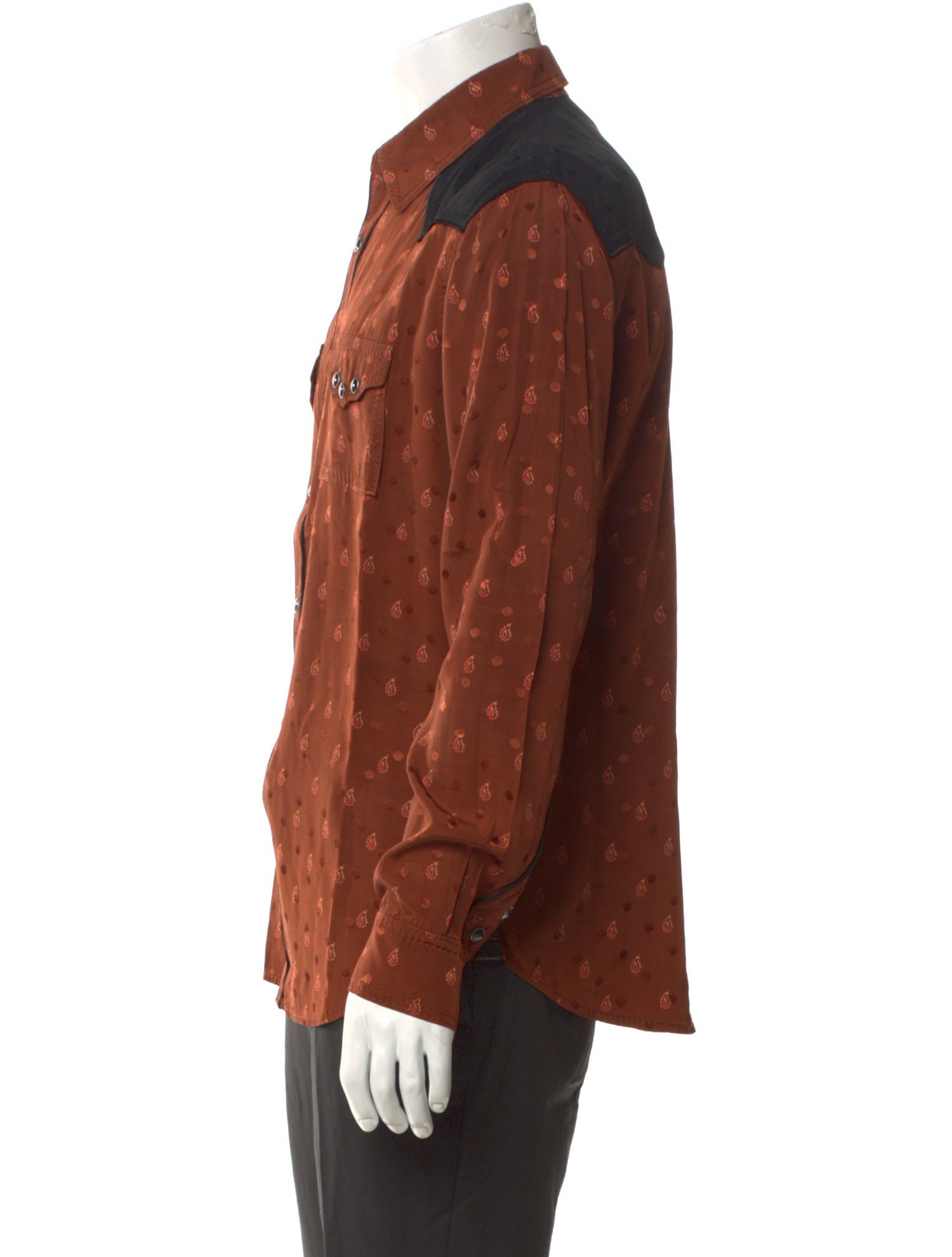 Coach 1941 Printed Long Sleeve Western Shirt