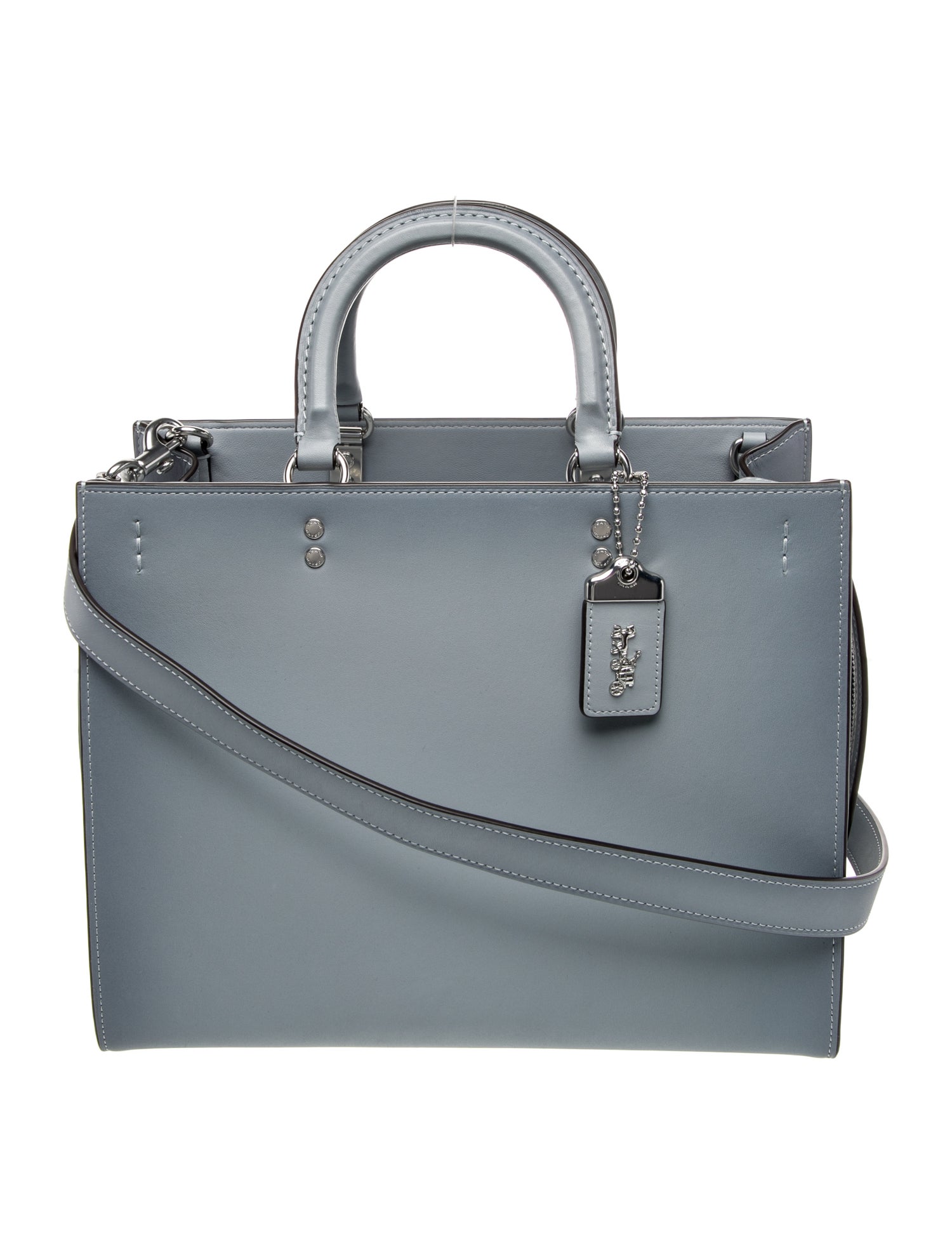 Coach Leather Top Handle Bag