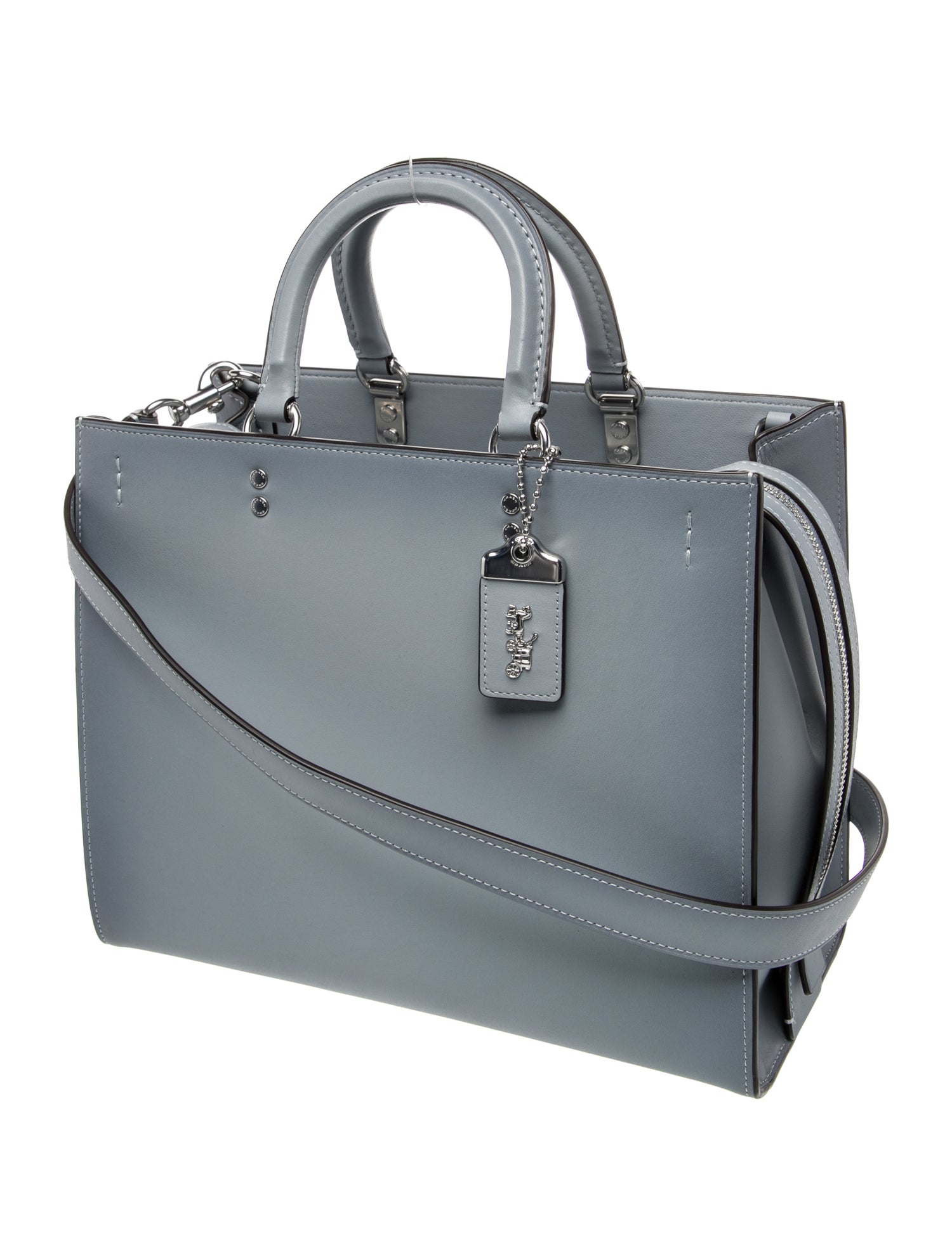 Coach Leather Top Handle Bag