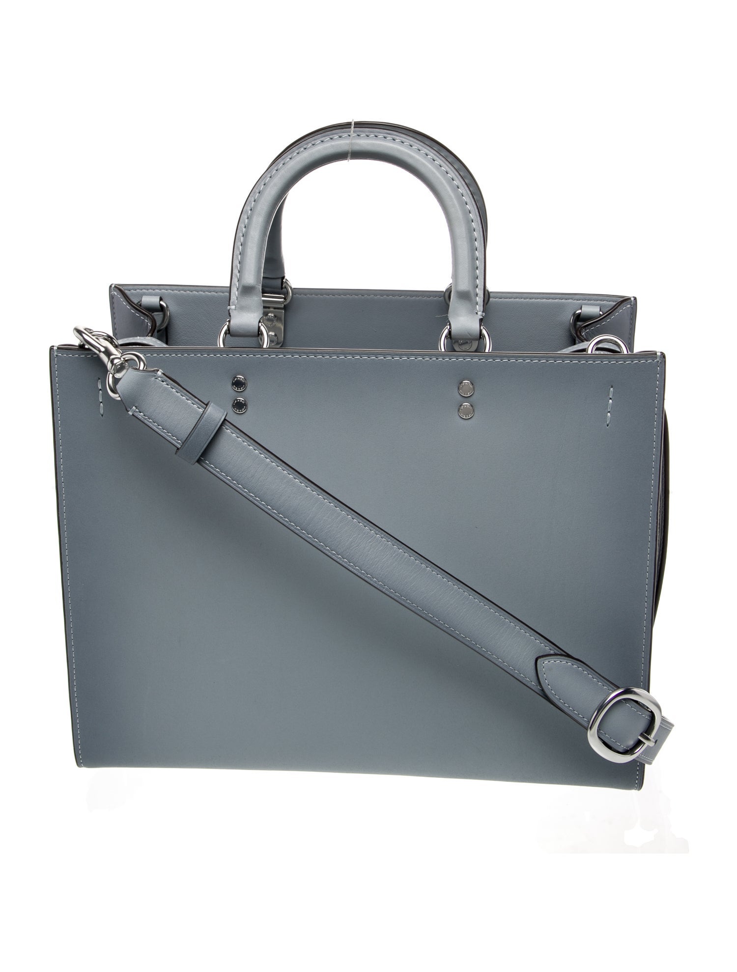 Coach Leather Top Handle Bag