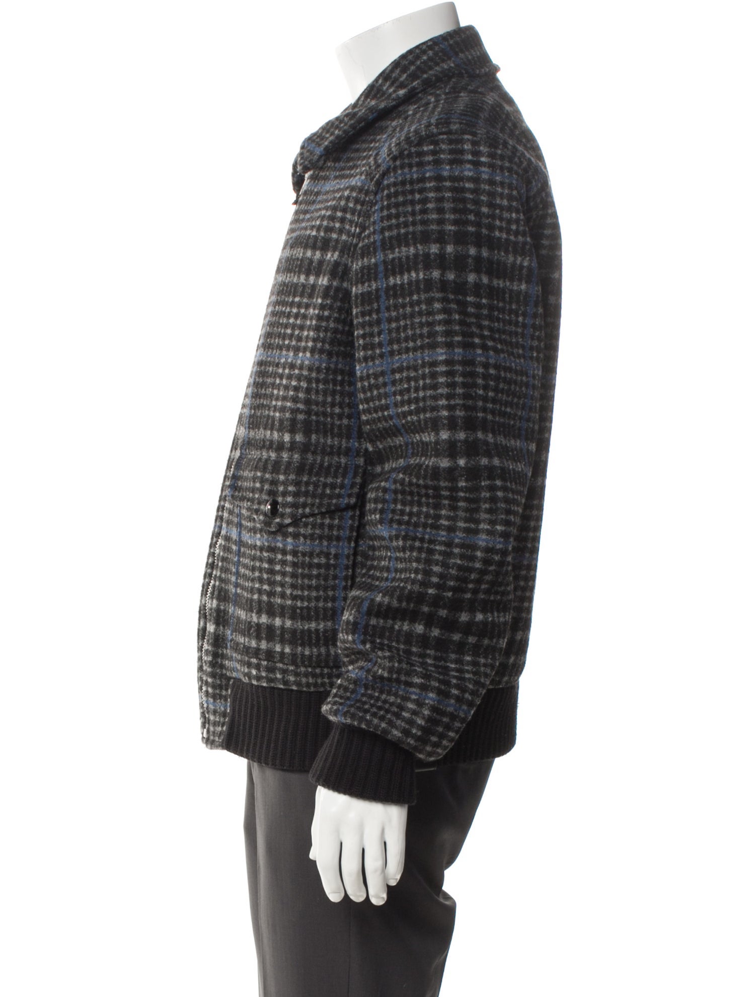 Coach 1941 Plaid Print Bomber Jacket