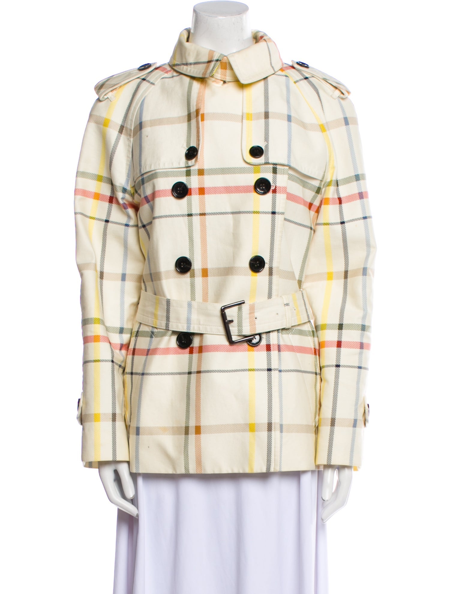 Coach 1941 Plaid Print Coat