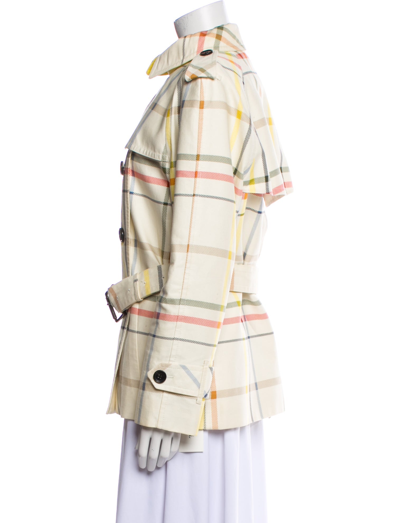 Coach 1941 Plaid Print Coat