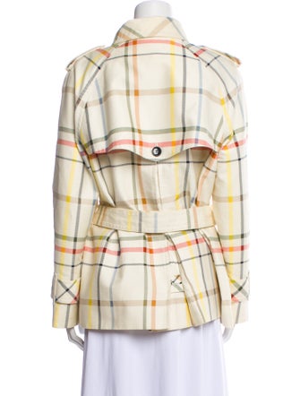 Coach 1941 Plaid Print Coat