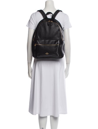 Coach Leather Backpack