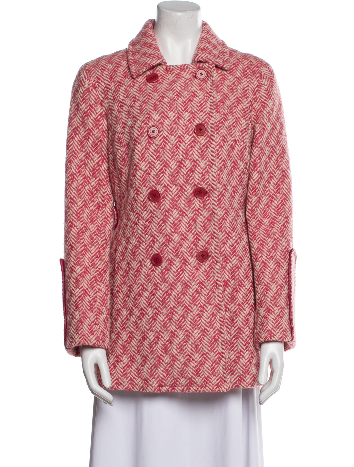 Coach 1941 Wool Tweed Pattern Blazer