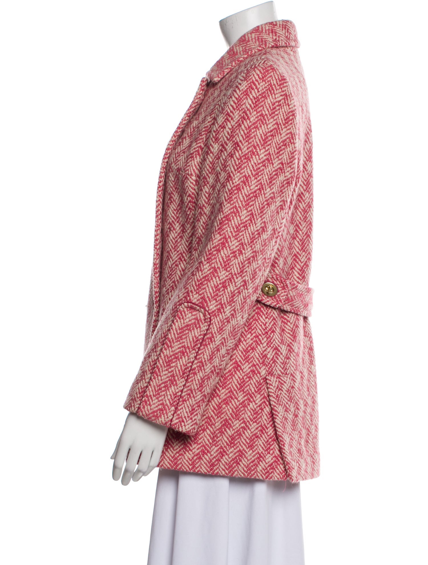 Coach 1941 Wool Tweed Pattern Blazer