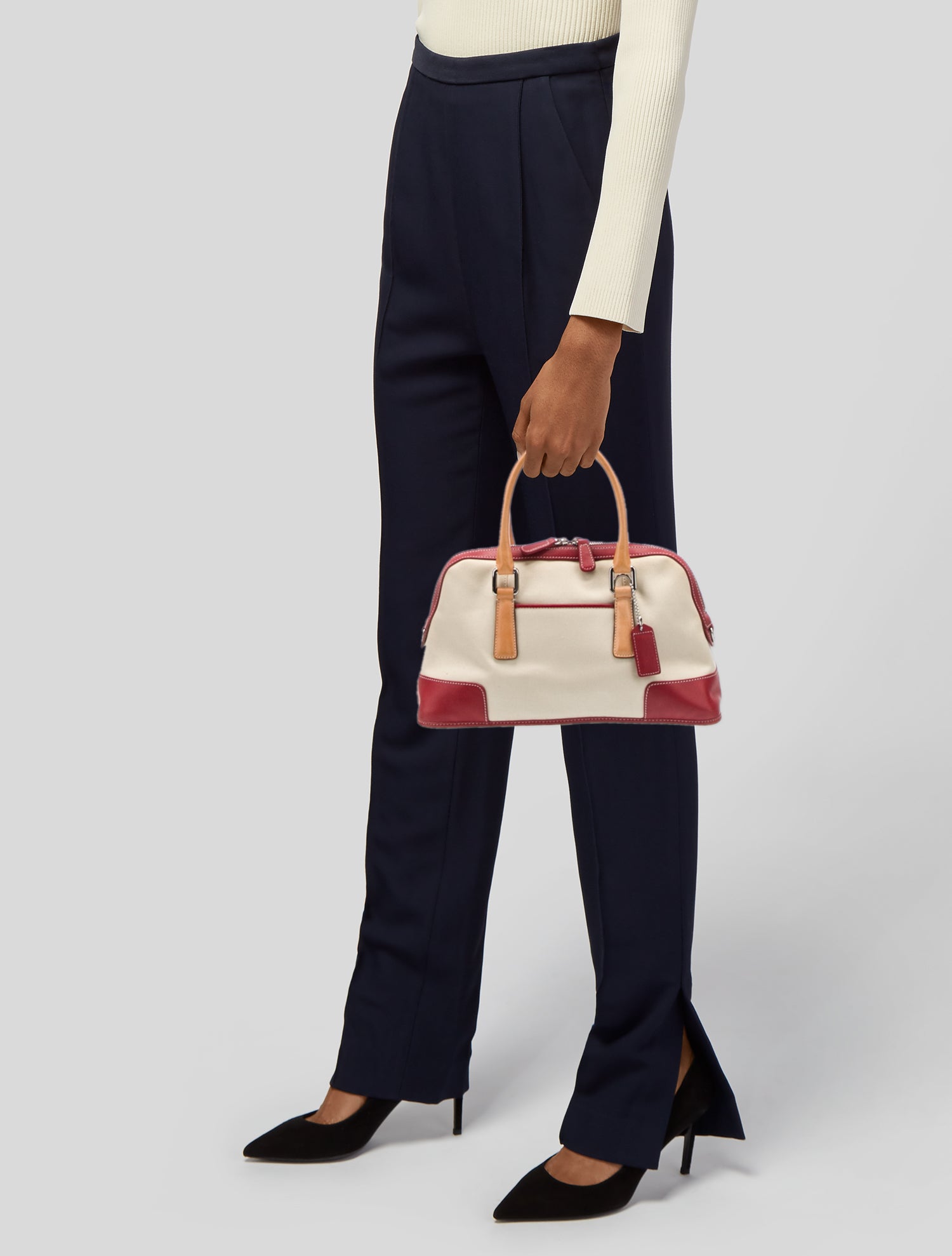 Coach 1941 Canvas Top Handle Bag