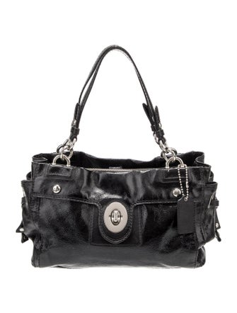 Coach 1941 Patent Leather Top Handle Bag