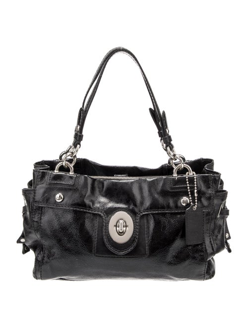 Coach 1941 Patent Leather Top Handle Bag