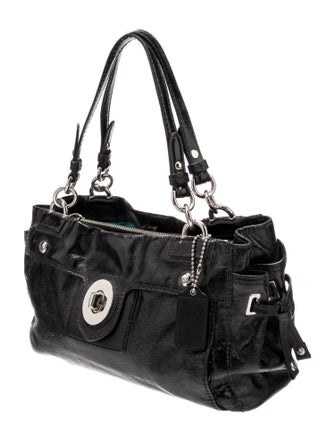 Coach 1941 Patent Leather Top Handle Bag