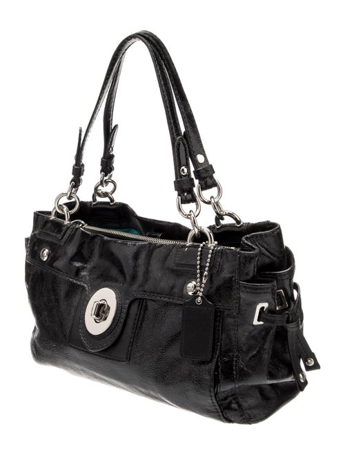 Coach 1941 Patent Leather Top Handle Bag